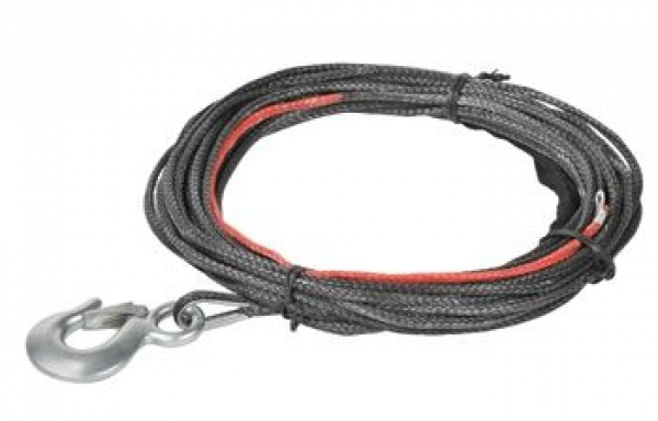 Comeup Synthetic rope with hook, 4.8mm (3/16)X15.2 (50´)