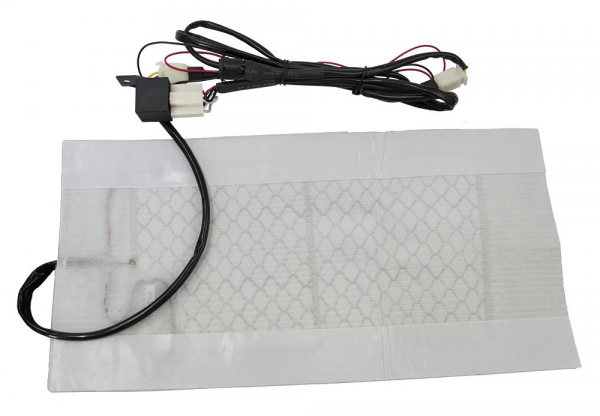 SHARK vyhrievanie sedadla pre skútre / štvorkolky / motocykle, 12V, 35Watt, 19,5x39,5cm