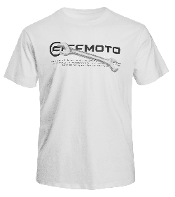 Tričko CFMOTO Wrench - biela