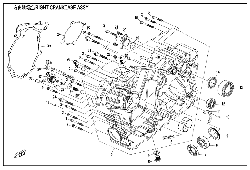 Pravá strana kľukovej skrine III