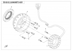 Magneto stator