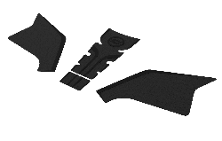 300NK Ochranné samolepky na nádrž