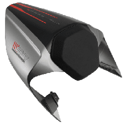 450SR Kryt sedla spolujazdca (čierna + šedá)