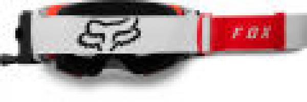 FOX Airspace Stray Roll Off Goggle - OS, Grey/Red MX23
