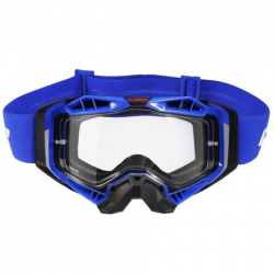 LS2 AURA GOGGLE BLACK BLUE WITH CLEAR VISOR