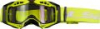 LS2 AURA GOGGLE BLACK H-V YELLOW WITH CLEAR VISOR