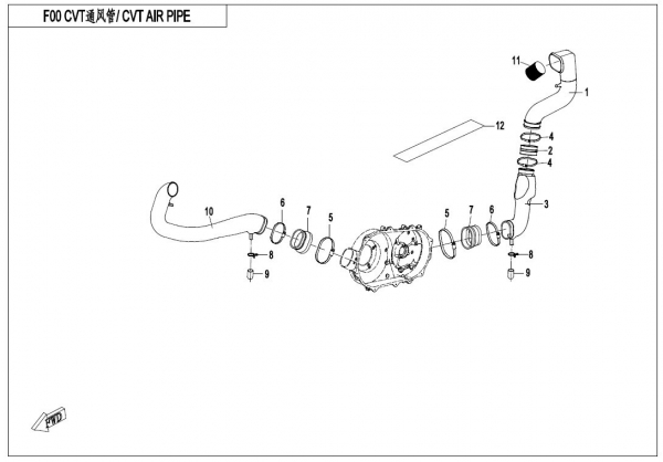 Chladiaci systém CVT