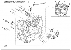 Pravý blok motora II