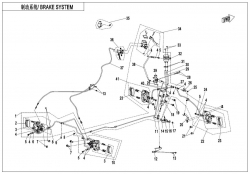 Brzdový systém (RH,ASSEMBLED,SUMITOMO PLUG)