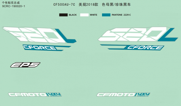 Nálepky (2018,INJECTED BLACK&PEARL BLACK)