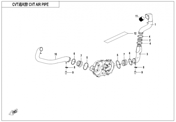 Chladiaci systém CVT