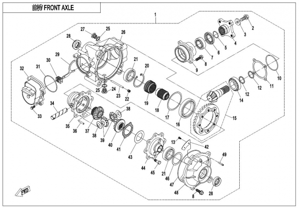 Predný diferenciál I