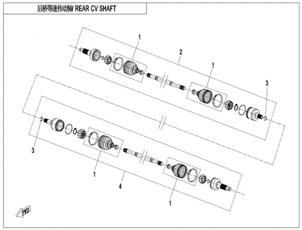 Zadné poloosy (ODM)