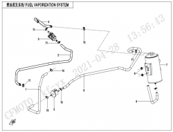 Systém absorbcie benzínových výparov III