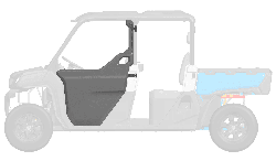 UTV1000XL Predné polodvere CFMOTO (pár)