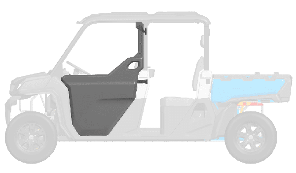 UTV1000XL Predné polodvere CFMOTO (pár)