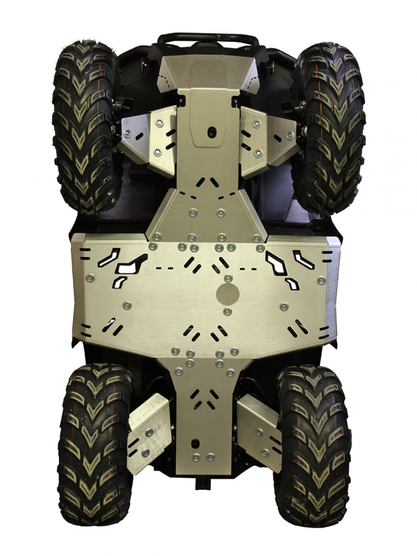 Kryty podvozku X450/X520 (krátka verzia) hliníkový - IRONBALTIC