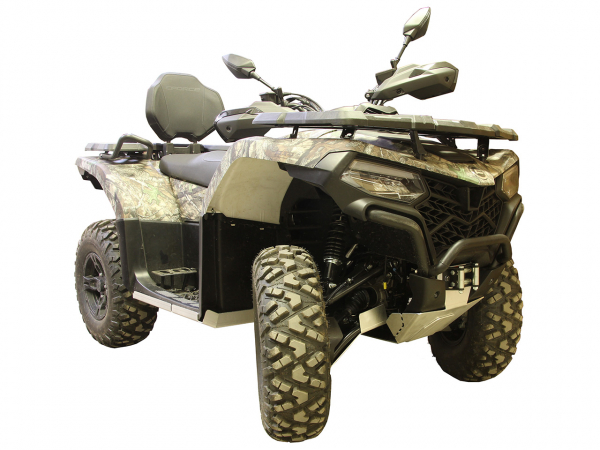 Kryty podvozku X450/X520 (dlhá verzia) hliníkový - IRONBALTIC