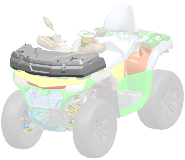 Predný box CFMOTO 55
