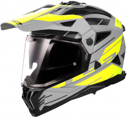 LS2 MX702 PIONEER II NAMIB M.GREY H-V YELLOW