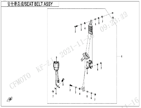Bezpečnostné pásy predné I