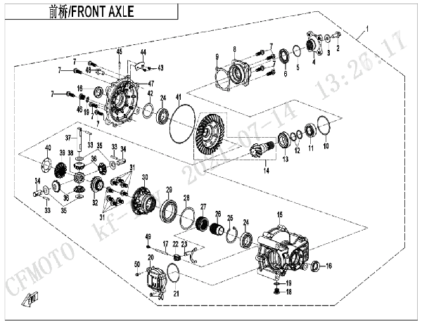 Predný diferenciál