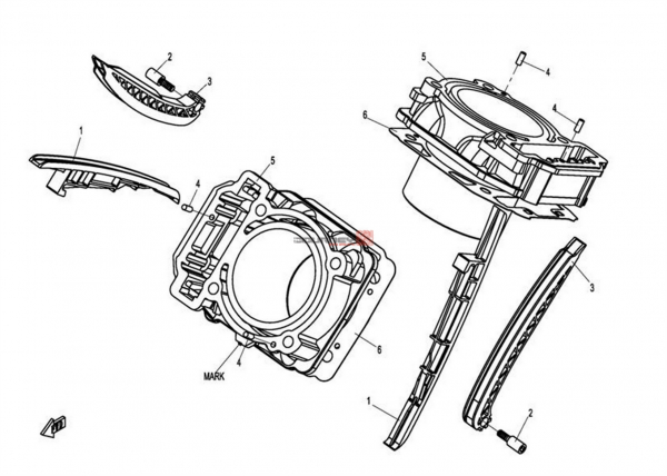 NÁHRADNÉ DIELY CF MOTO X8 - Valec