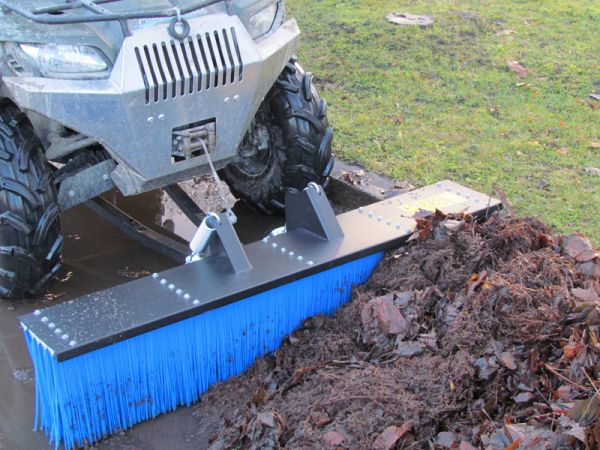 Tlačená kefa so stredovou montážnou sadou