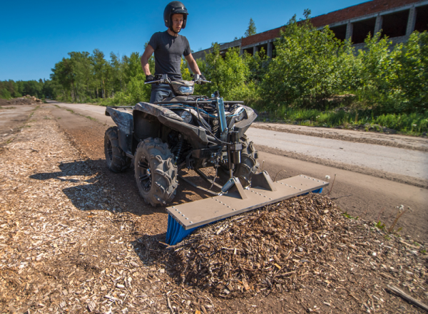 Tlačená kefa so stredovou montážnou sadou