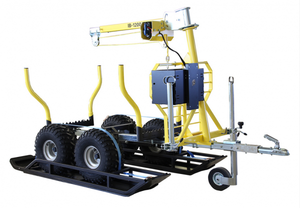 Lyže pre dvojnápravový príves