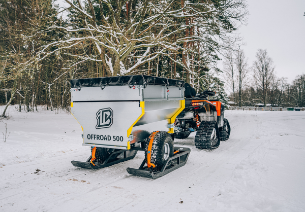 Lyže pre jednonápravový príves