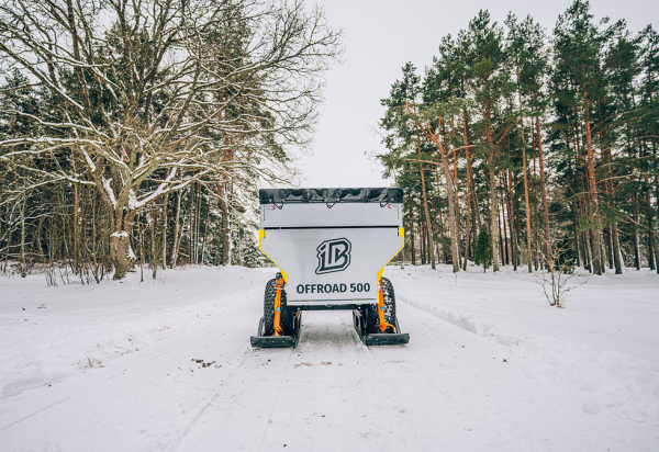 Lyže pre jednonápravový príves