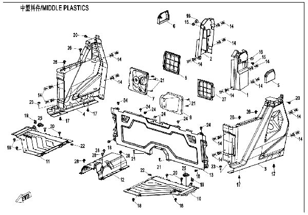 F04‑3-V2 MIDDLE PLASTICS