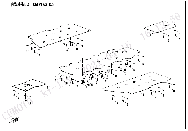 F04‑6-V1 BOTTOM PLASTICS