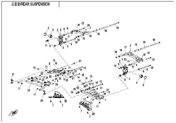 F06‑1-V2 REAR SUSPENSION