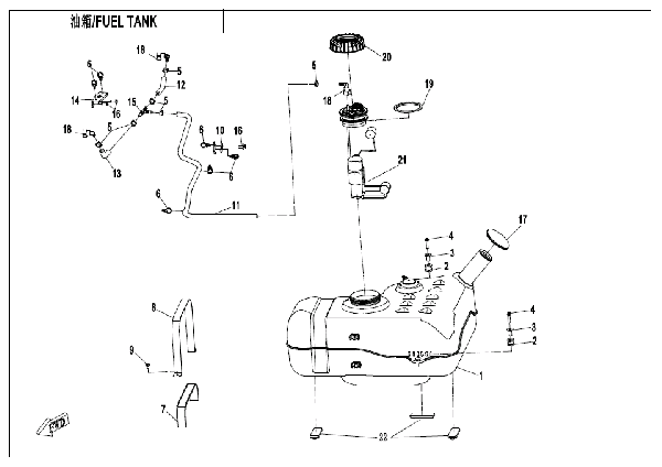 F12‑A FUEL TANK(FOR FUEL EVAPORATION SYSTEM)