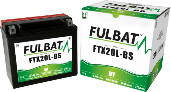 FULBAT battery 12V/18Ah FTX20L-BS (YTX20L-BS)