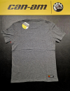 Pánske tričko BRP sivé s logom can-am