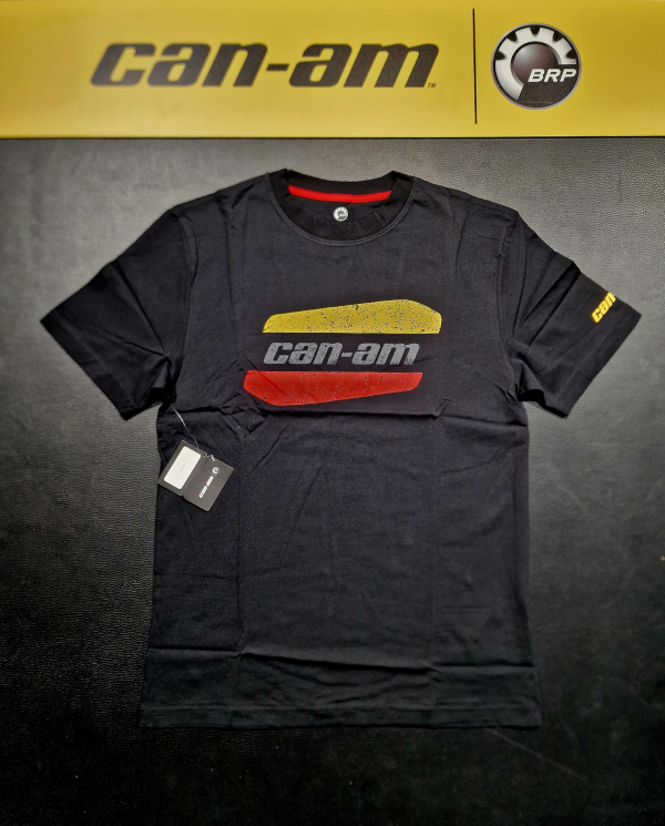 Pánske tričko BRP čierne s logom can-am