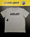 Pánske tričko BRP sivé s čiernym logom can-am