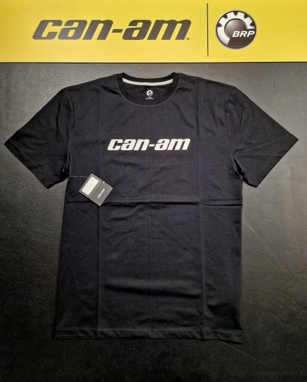 Pánske tričko BRP čierne / biele logo can-am