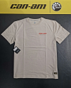 Pánske tričko BRP sand / biele logo can-am