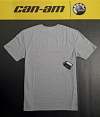 Pánske tričko BRP sivé / čierny nápis can-am