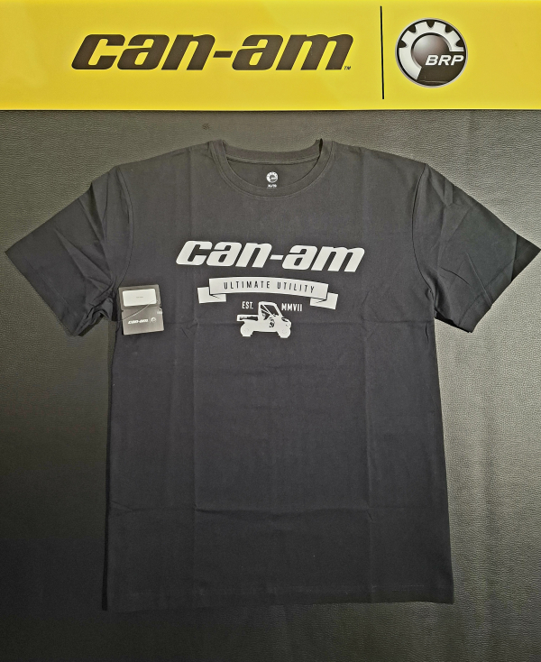 Pánske tričko BRP čierne / biely nápis