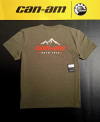 Pánske tričko BRP zelené / červené logo can-am