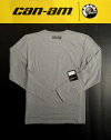 Pánske tričko BRP sivé / čierny nápis can-am