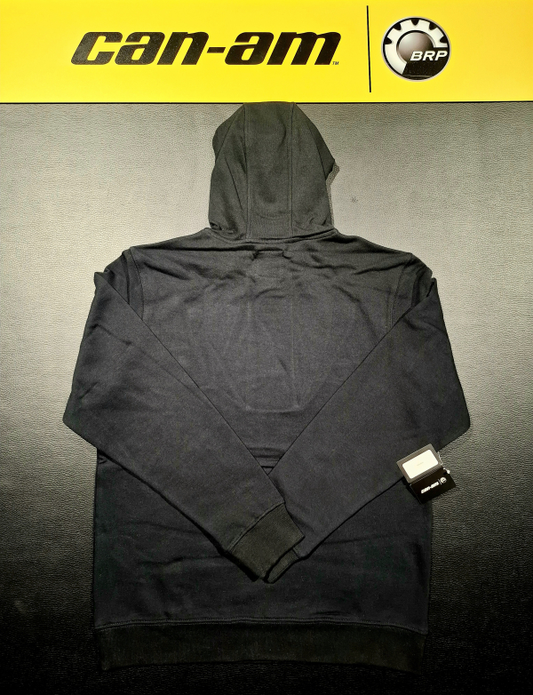 Pánska mikina BRP čierna / zelený nápis can-am