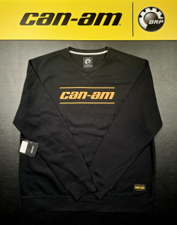 Pánsky sveter BRP čierny / oranžové logo can-am