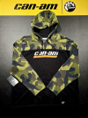 Pánska mikina BRP čierno-camo / nápis can-am