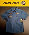 Pánska košeľa BRP tmavomodrá / logo can-am